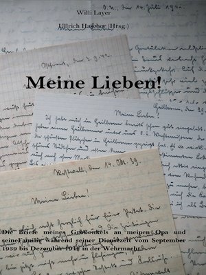 cover image of Meine Lieben!
